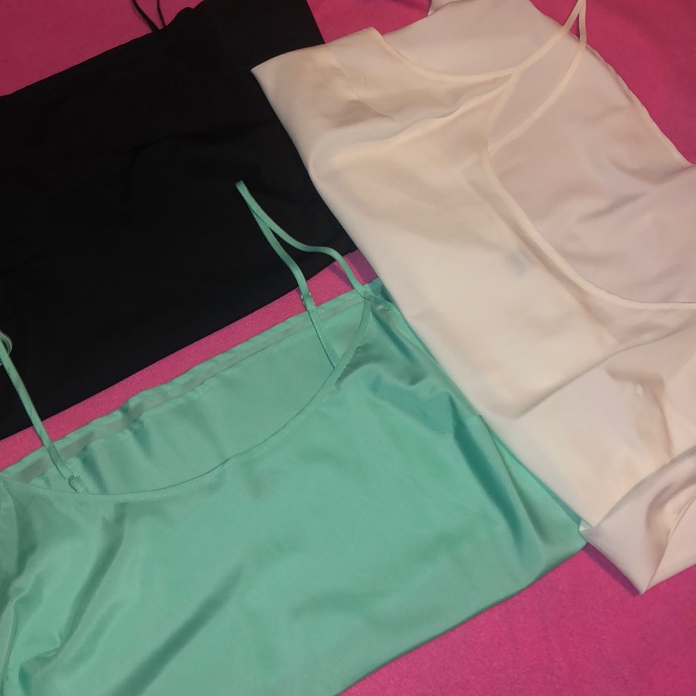 3 tank tops.